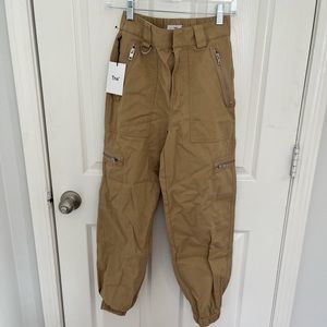 Tna Women's Tan Cargo Pants